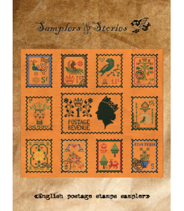 English postage stamps sampler